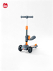 Whizbebe Huizhi scooter children's two-in-one boy girl princess can sit and ride toy baby slippery scooter