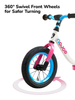 Whizbebe Huizhi balance car children's pedalless bicycle sliding 2 to 6 years old 3 boys and girls baby toddler scooter