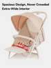 Whizbebe HuizhiBaby stroller Ultra-light, portable, sit-down, foldable, four-wheel shock-absorbing baby umbrella stroller