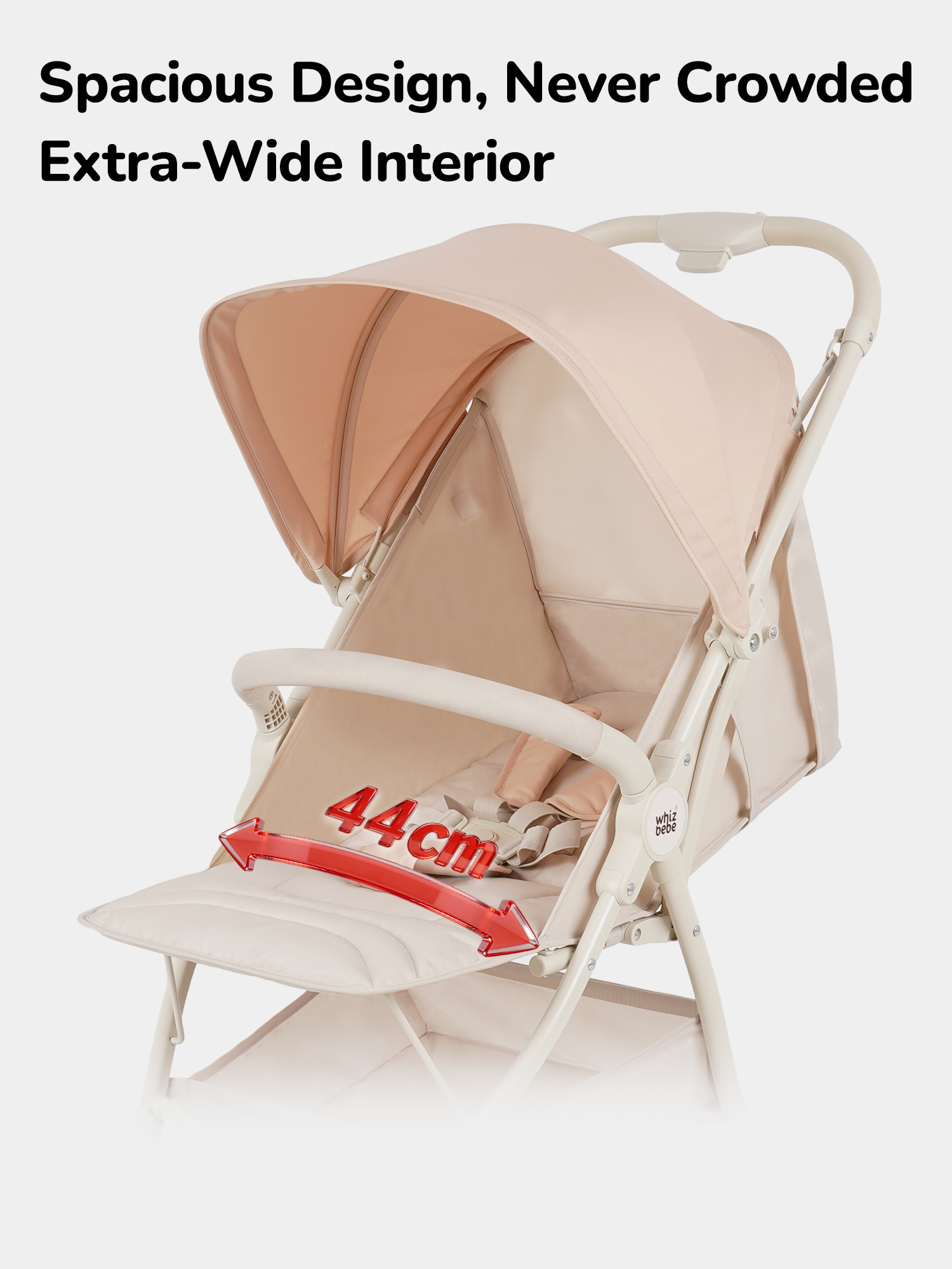 Whizbebe HuizhiBaby stroller Ultra-light, portable, sit-down, foldable, four-wheel shock-absorbing baby umbrella stroller