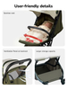 Whizbebe Huizhi baby stroller is shock-absorbing, can sit and lie down, lightweight folding stroller for newborns aged 0-3 years old, a baby stroller