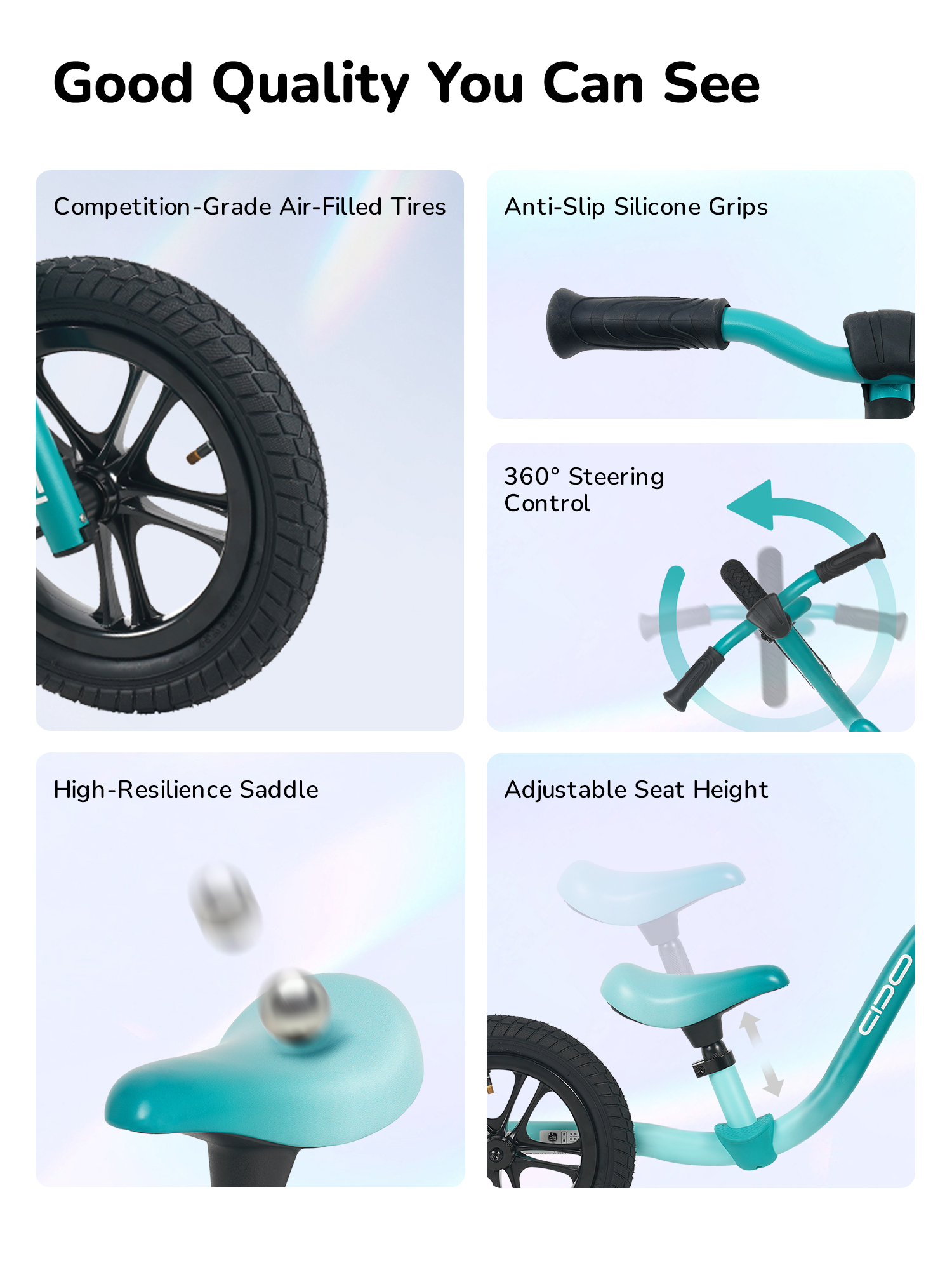 Whizbebe Huizhi smart children's single-arm balance car shock-absorbing exercise scooter 2-3-6 years old high carbon steel toddler scooter