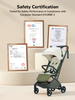 Whizbebe Huizhi baby stroller is shock-absorbing, can sit and lie down, lightweight folding stroller for newborns aged 0-3 years old, a baby stroller