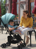 Whizbebe Mini Capsule Stroller, Ultra-Compact Fold, Cabin-Approved Size, Fits Overhead Compartment, One-Click Folding Travel Stroller