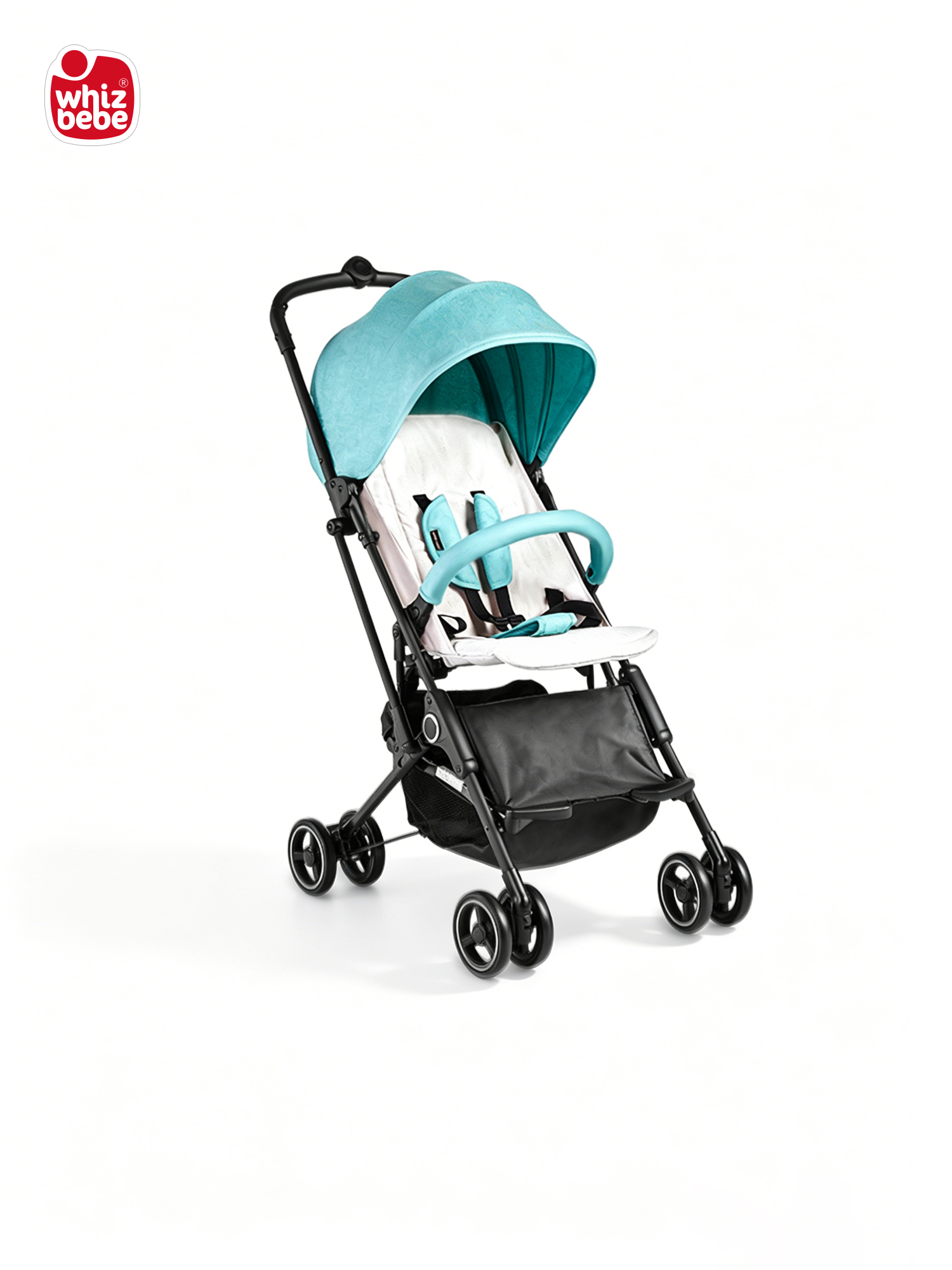 Whizbebe HuizhiBaby Strollers can sit, lie down, large space, portable, suitable for all seasons, ultra-light, one-button folding, boarding
